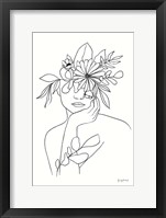Rooted III BW Framed Print