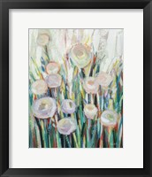 Sprinkled White Flowers II Framed Print