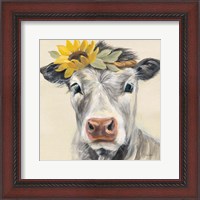 Framed Pretty Cow