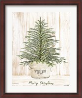Framed Merry Christmas Tree