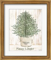 Framed Merry & Bright Tree