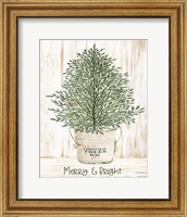 Framed Merry & Bright Tree