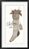 Framed Christmas is Love Stocking
