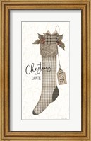 Framed Christmas is Love Stocking