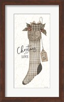 Framed Christmas is Love Stocking