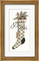 Framed Noel Stocking