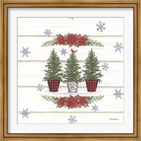 Framed Christmas Tree Trio