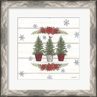 Framed Christmas Tree Trio