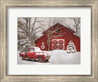 Framed Truck Full of Sleds