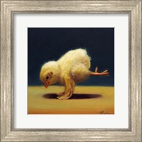 Framed Yoga Chick Crane