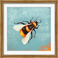 Framed Bee Painting