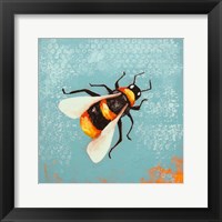 Framed Bee Painting