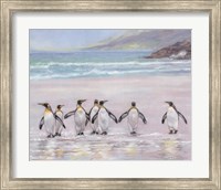 Framed 7 Penguins