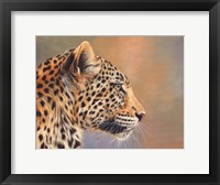 Framed Leopard Profile