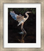 Framed Heron