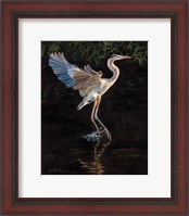 Framed Heron