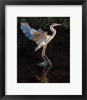 Framed Heron