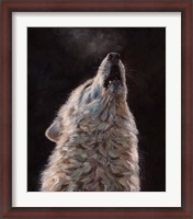 Framed White Wolf