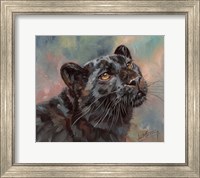 Framed Black Panther Portrait