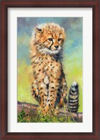 Framed Baby Cheetah Awakens!