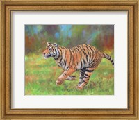 Framed Tiger Running