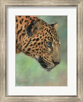 Framed Leopard Profile
