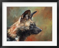 Framed Wild Dog Portrait