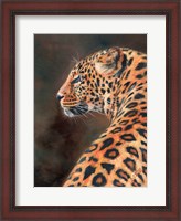 Framed Leopard Profile From Back