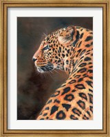 Framed Leopard Profile From Back
