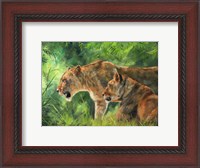Framed Lionesses