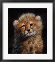 Framed Cheetah Cub