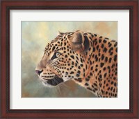 Framed Leopard Side Profile