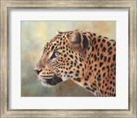 Framed Leopard Side Profile