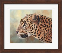 Framed Leopard Side Profile