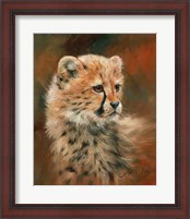 Framed Cheetah Cub Portrait