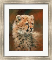 Framed Cheetah Cub Portrait