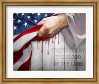 Framed Protected By the Blood of the Lamb