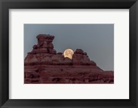 Framed Moon Over Arches