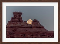 Framed Moon Over Arches