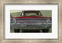 Framed Red Antique Car