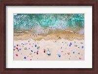 Framed Beachgoers