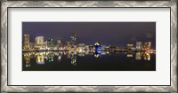 Framed Baltimore Skyline