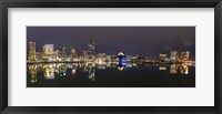 Framed Baltimore Skyline