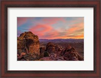 Framed Sunset over the Canyon