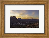 Framed Sedona Sunrise
