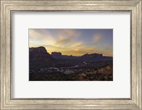 Framed Sedona Sunrise
