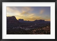 Framed Sedona Sunrise