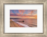 Framed Pier Sunset