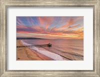 Framed Pier Sunset