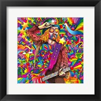 Framed Hippie Musician 3